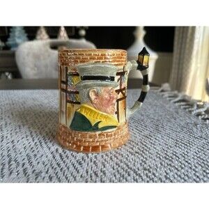 vintage hand painted TH Sandland Charles Dickens Mug